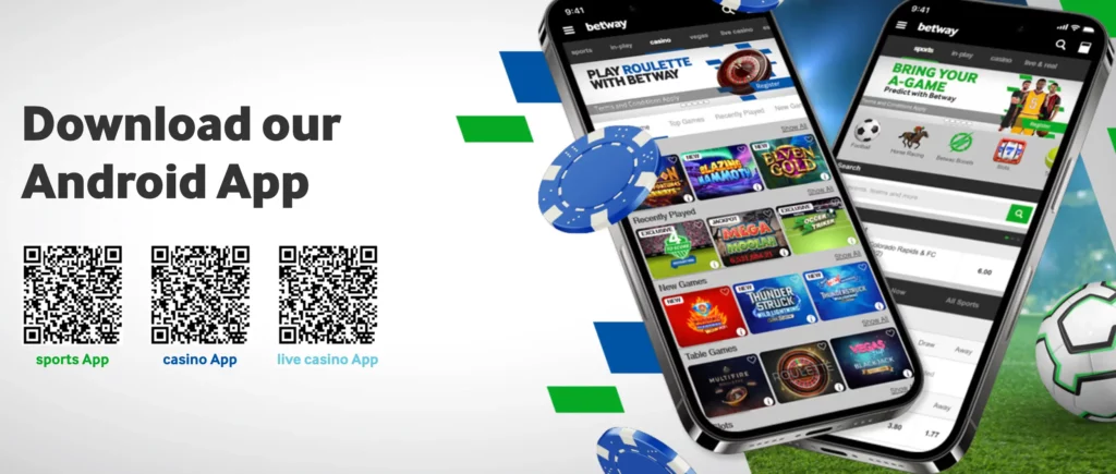  Casino New Zealand apps on Android and iOS showing APK download and App Store access options for new users.